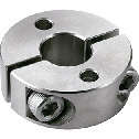 Set Collars with Mounting Hole - Steel (Electroless Nickel Plating) - Split Type